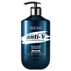 무로 맨즈 안티브이 올인원 탈모 샴푸 블루페로몬향, 1개, 1077ml