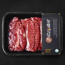 농협안심한우 부채살 1등급 구이용 (냉장), 200g, 1팩