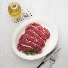 미트엔조이 호주산 곡물비육 부채살 구이용 (냉장), 400g, 1개