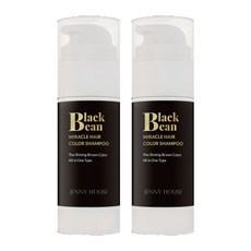 제니하우스살롱 코드 블랙빈 염색샴푸 150ml, 브라운, 2개
