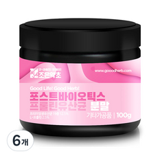 조은약초 포스트바이오틱스 프롤린 유산균 분말, 100g, 6개