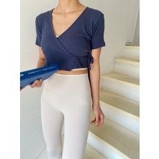 뮤토웨어 뮤트 랩가디건 커버업 필라테스복 필라테스옷 필라테스 상의 반팔 여름 요가복 탑