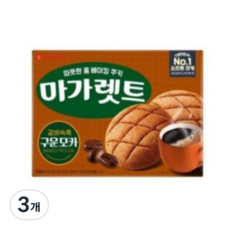 마가렛트 롯데제과 구운모카 대, 176g, 3개