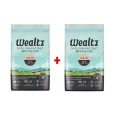 웰츠 독 저지방다이어트 6Kg x 2개 강아지사료
