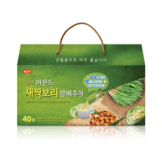 광야 아몬드 양배추 호박차 40T 아몬드 양배추 새싹보리 40T, 아몬드 새싹보리 양배추차 40T + 10T 랜덤증정