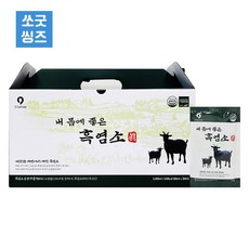흑염소80mlx30포(흑염소(국산)혼합추출액흑염소즙 흑염소 추출액 국산 당귀 대추 생강 갈근 작약 천궁 숙지황 감초 계피 선물용 선물세트, 1개