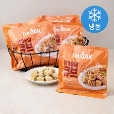 아임닭 닭가슴살 큐브 숯불갈비맛 (냉동), 5개, 100g