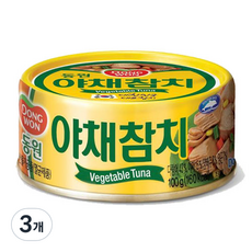 동원 야채참치 통조림, 150g, 3개