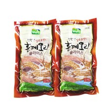 해다온 훈제오리 슬라이스 400gX2팩, 2개, 400g