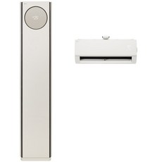 LG전자 인버터 58.5㎡+18.7㎡ 휘센 오브제컬렉션 2 in 1 멀티형 타워에어컨 스페셜 매립배관형 방문설치 FQ18SDNBA2M