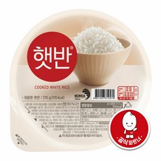 CJ제일제당 햇반 백미밥 210g 24개