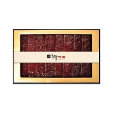 칸육포 프리미엄 수제 한우 육포 선물세트 + 쇼핑백, 70g, 8개