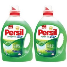 퍼실 딥클린 플러스 파워젤 액상세제 일반용 본품, 3L, 2개