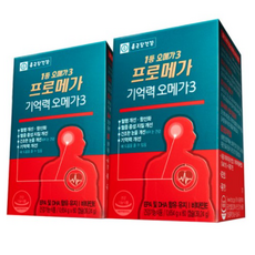 종근당건강 프로메가 기억력 오메가3 693mg X 60캡슐, 2개, 654mg X 60캡슐