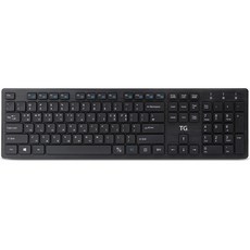 TG삼보 USB 유선 키보드 + 키스킨 세트, 블랙(키보드), TG-K500U, 일반형