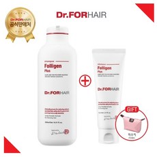 닥터포헤어 폴리젠 플러스 샴푸 500ml + 70ml + 파우치백증정 현빈샴푸 올리브영 탈모완화, 샴푸500ml1개+70ml1개