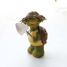 리버그린 밀집모자를 쓴 거북돌이 장식인형, A타입
