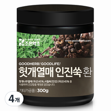 조은약초 프리미엄 헛개열매인진쑥환, 300g, 4개