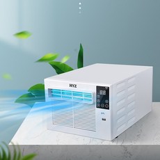 창문형에어컨 110V220v 모바일 소형 에어컨 냉장고 미니 모기장 데스크탑 애완 동물 냉각, 220V+UK, 220V+UK