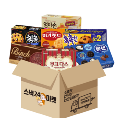 스낵24 친구랑 쓱싹 7종 인기과자세트, 과자 7p, 1세트