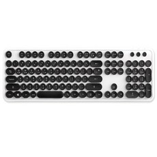 엑토 레트로 무선 키보드 KBD-48, 1개, 화이트