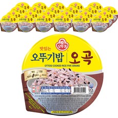 맛있는 오뚜기밥 오곡, 210g, 24개
