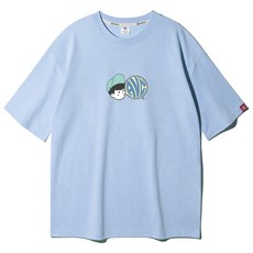 앨빈클로 스냅백 버블 츄잉 오버핏 반팔티 AST4359 (4 COLOR)