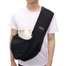도그아이 강아지 에코슬링백, 블랙