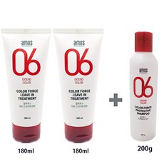 아모스 칼라포스 리브인 트리트먼트 180ml X 2개 + 프로텍티브 샴푸 200g(휴대용) 1set