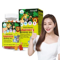 네추럴라이즈 꾸미 멀티비타민 구미젤리 60개 1병 종합비타민, 단품, 단품