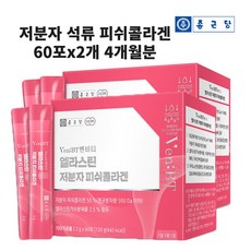 석류 피에스트로 석류농축액 효능 엘라스틴 이너 뷰티 마스터 효능 저분자 3세대 어린콜라겐 스틱, 60포x2개 4개월분