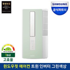 삼성전자 21년형 윈도우핏 에어컨 방문설치, AW05A5171EZA(그린)