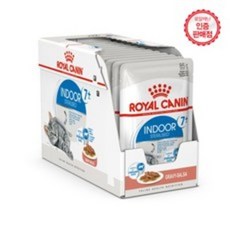 로얄캐닌 고양이 인도어 스테럴라이드 7+(시니어)파우치(85g x12개)/인도어 중성화 시니어