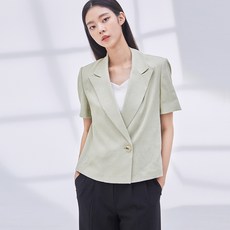 미쏘 여성용 테일러드 반더블 숏 자켓