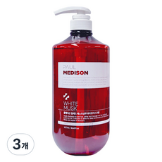 폴메디슨 딥레드 패스트 탈모 샴푸 화이트머스크향, 1077ml, 3개