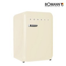 보만 소형 미니 레트로 클래식 106L 냉장고 커브도어 와인렉포함, 아이보리 RF1065I