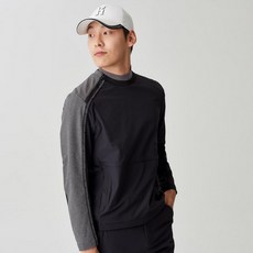 헤지스골프 남성용 우븐 셋업 티셔츠 HUJU1D614