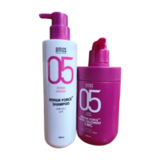 아모스 리페어포스 샴푸500g+아모스 리페어포스 키토트리트먼트 CMC(증정품)750ml, 1개