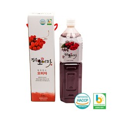청정장수오미자 오미자청 1.5L, 1.8kg, 1개입