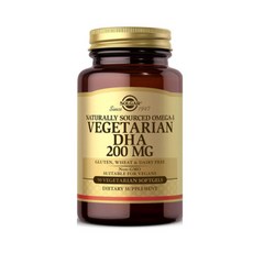 솔가 내추럴 오메가-3 베지테리안 DHA 200mg 소프트젤, 1개