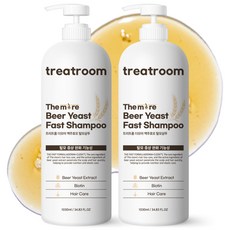 트리트룸 더모어 맥주효모 두피강화 탈모샴푸, 1030ml, 2개
