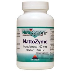 뉴트리콜로지 나토자임 100mg 소프트젤, 180개입, 1개