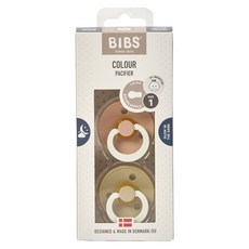 빕스 컬러 고무 쪽쪽이 2종 세트, 1단계(0~6개월), 블러쉬나이트+바닐라나이트