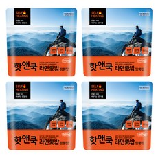 이지밥 핫앤쿡 라면애밥 짬뽕맛, 110g, 4개
