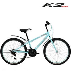 케이투바이크 MTB자전거 메커드24GS 24인치 21단 완조립, 메커드24GS(레이브) 민트 조립+사은품C