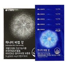 생활생활정원 하나미 비컴 강 시식용 총 12주분 건강 식품 돈태반 발효 추출물