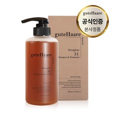 구트하르 탈모완화 고함량 맥주효모 두피 집중케어 탈모케어 허니비어 51 샴푸 앤 트리트먼트 500ml, 1개