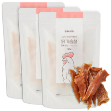 반려소반 강아지 수제 간식, 3개, 닭가슴살