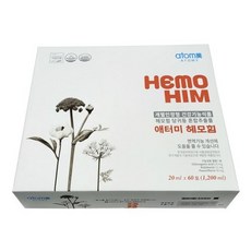 [정품] 애터미 헤모힘 20ml x 60포 1개 (최신리뉴얼), 1박스(60포)