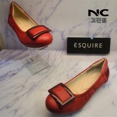 에스콰이아 NC12 여성 편한 플랫슈즈 PF0SHQ541-RE
